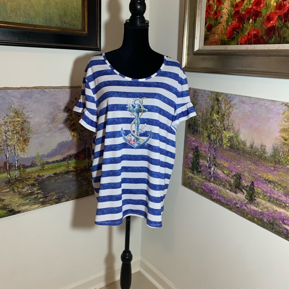 NWT ONEWORLD short sleeve shirt size XXL